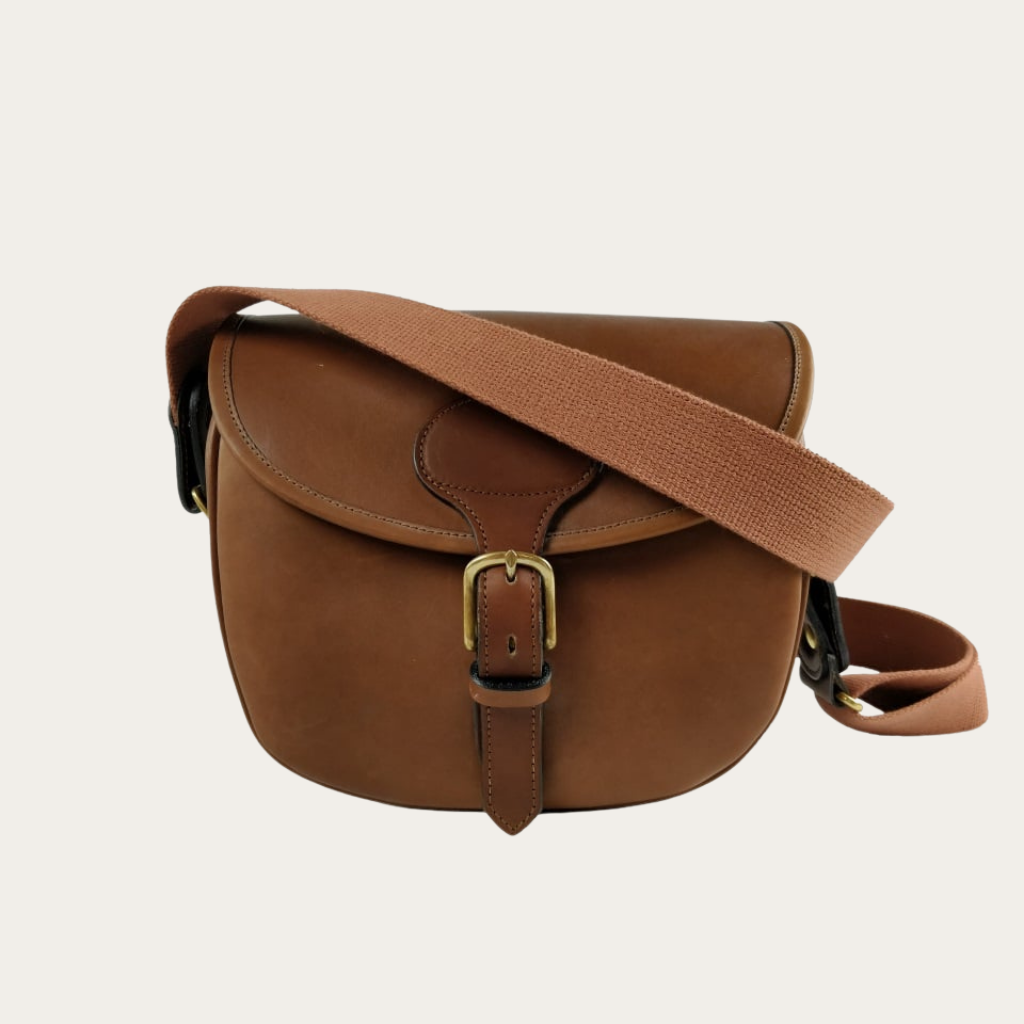 Cartouchière anglaise - cuir (Supportlo Camel, Pas d'initiales)