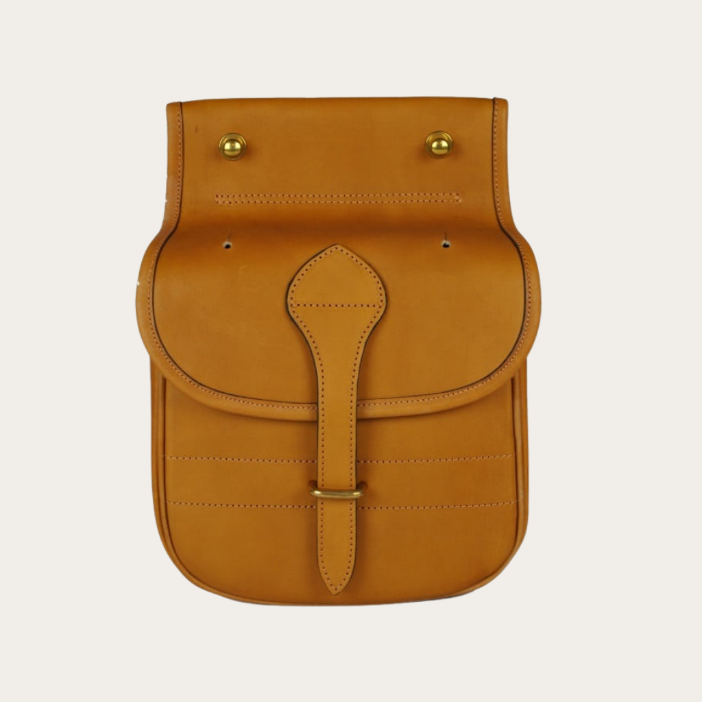 Poche à cartouches - cuir (Supportlo Camel, Pas d'initiales)