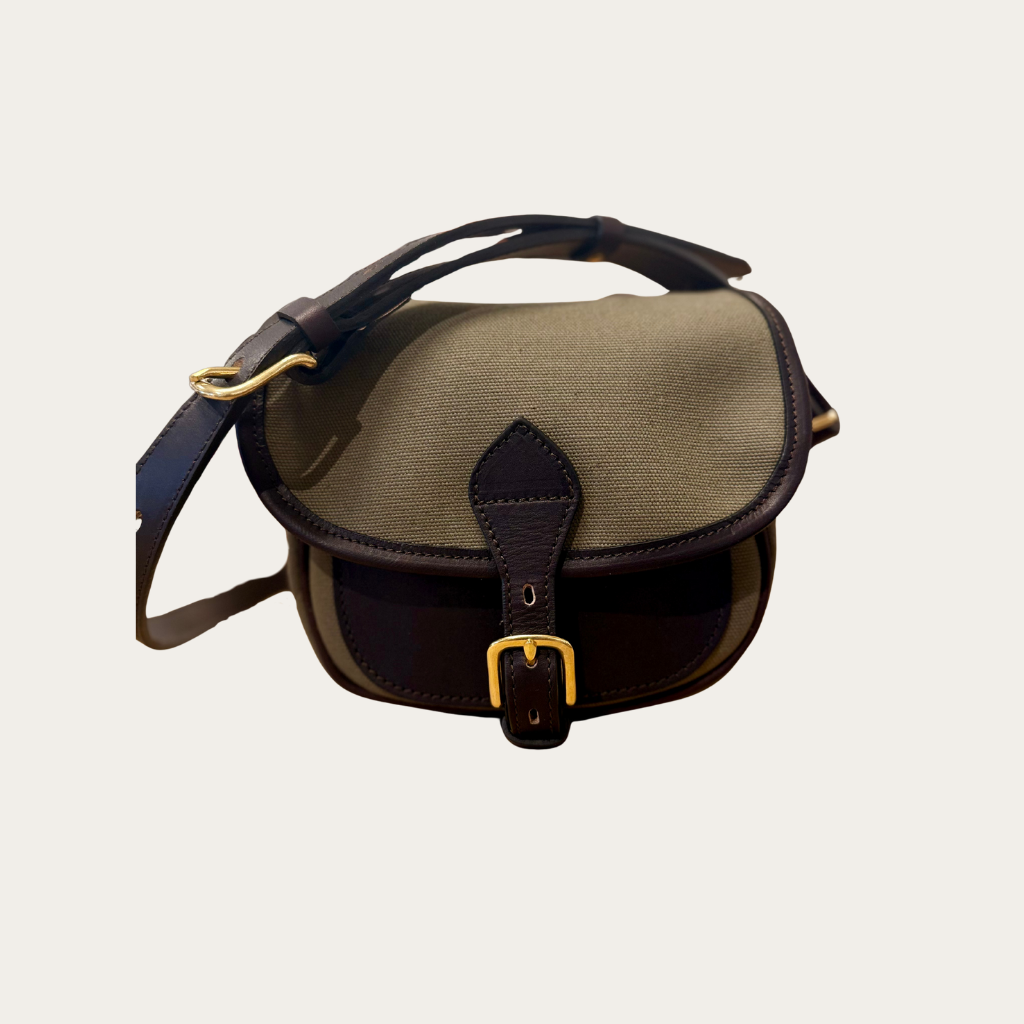 Cartouchière Luxe - PM Toile/cuir